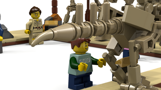 Illustration for article titled Lego Dinosaur Fossil Museum